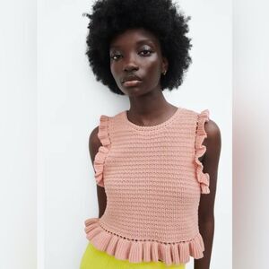 Zara Soft Knit Top NWOT